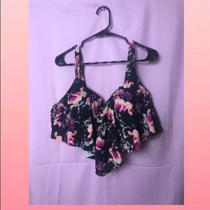 Floral Torrid Bikini Top and Bottoms Size 3